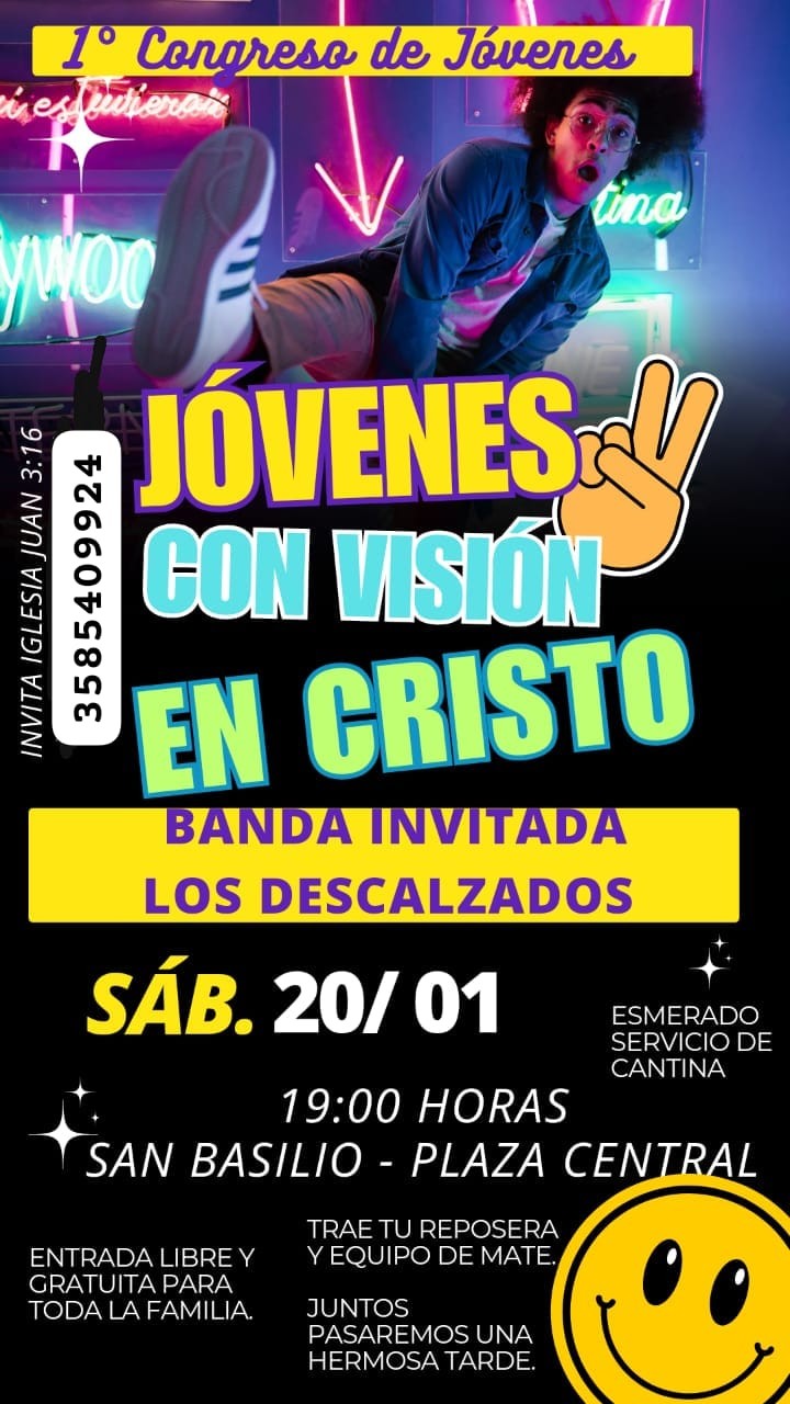 La Iglesia Juan 3:16 anuncia su primer Congreso Juvenil 