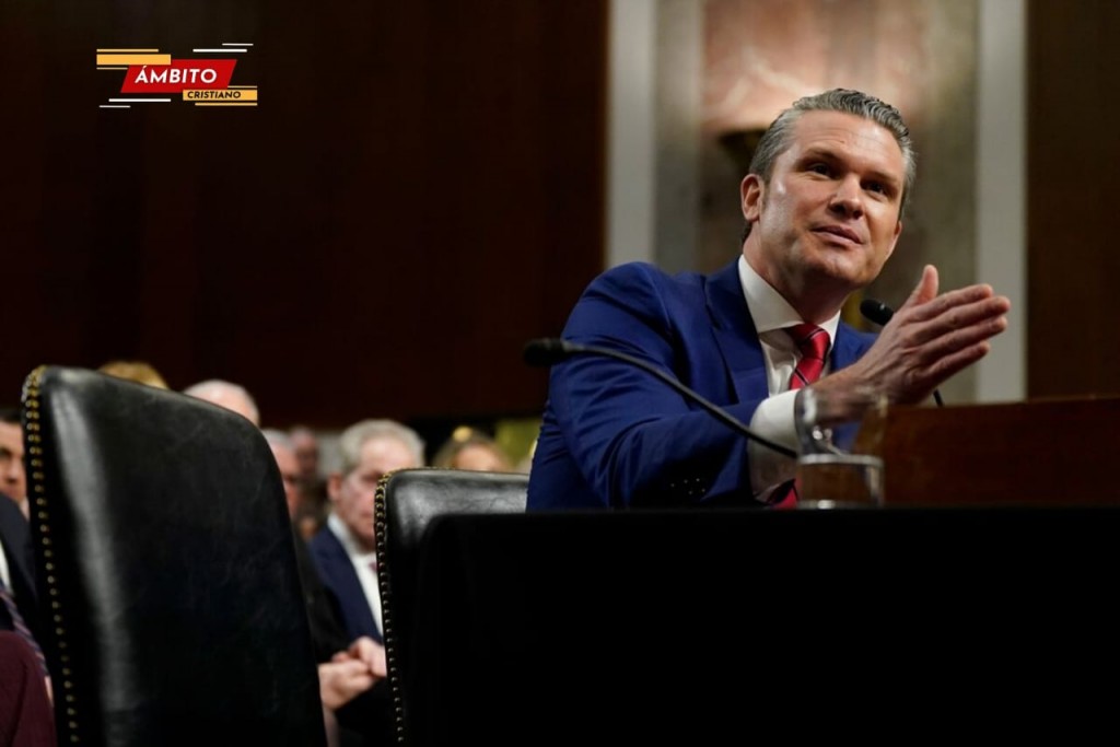 Pete Hegseth glorifica a Jesucristo durante su audiencia de confirmación como Secretario de Defensa de Trump