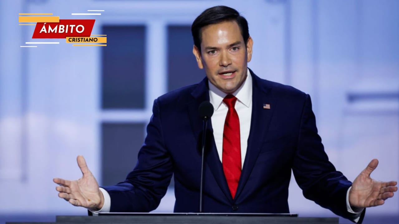 Marco Rubio reconoce a Jesucristo tras ser juramentado como el primer latino Secretario de Estado