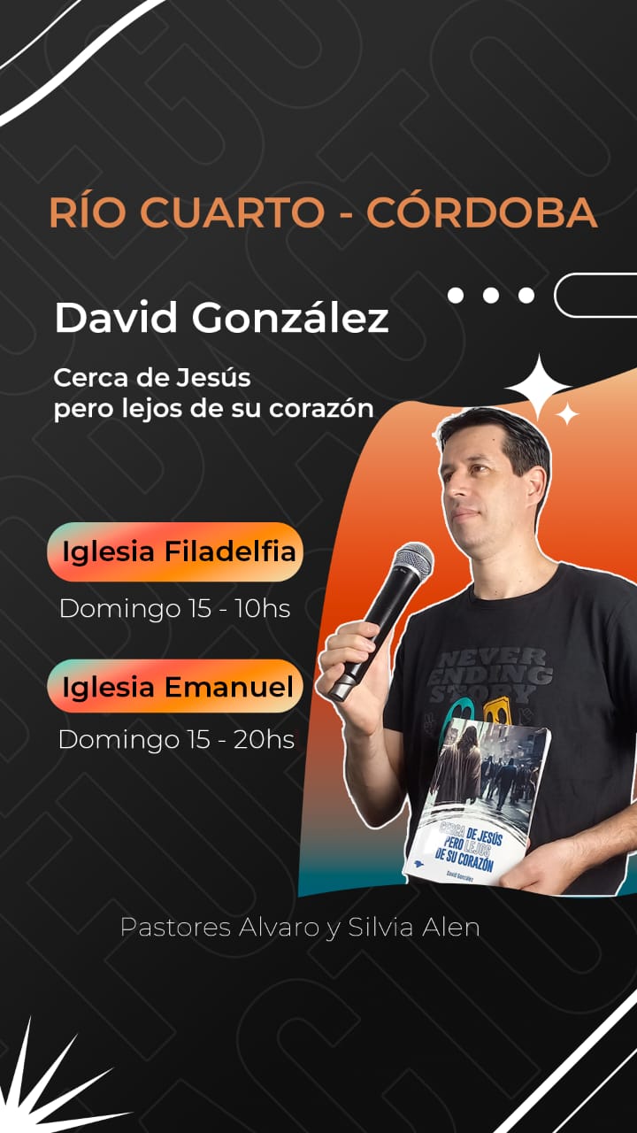 Una Jornada de Reflexión Espiritual: David González Visita Río Cuarto con un Mensaje sobre la Autenticidad de la Fe