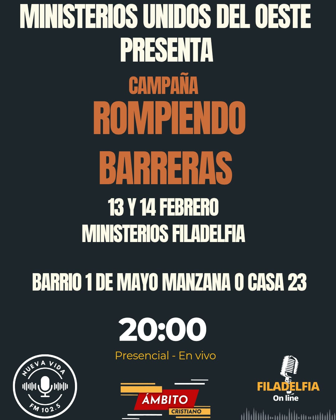 Ministerios Unidos del Oeste presenta su segunda campaña de febrero: 