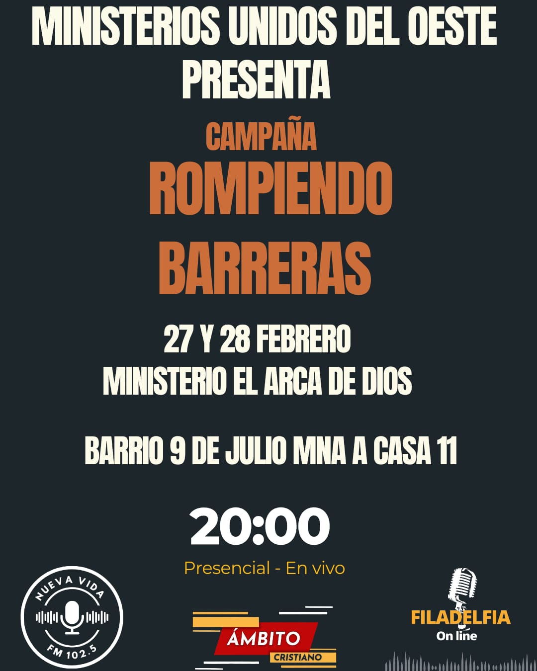 Ministerios Unidos del Oeste cierra el mes de febrero con la campaña 