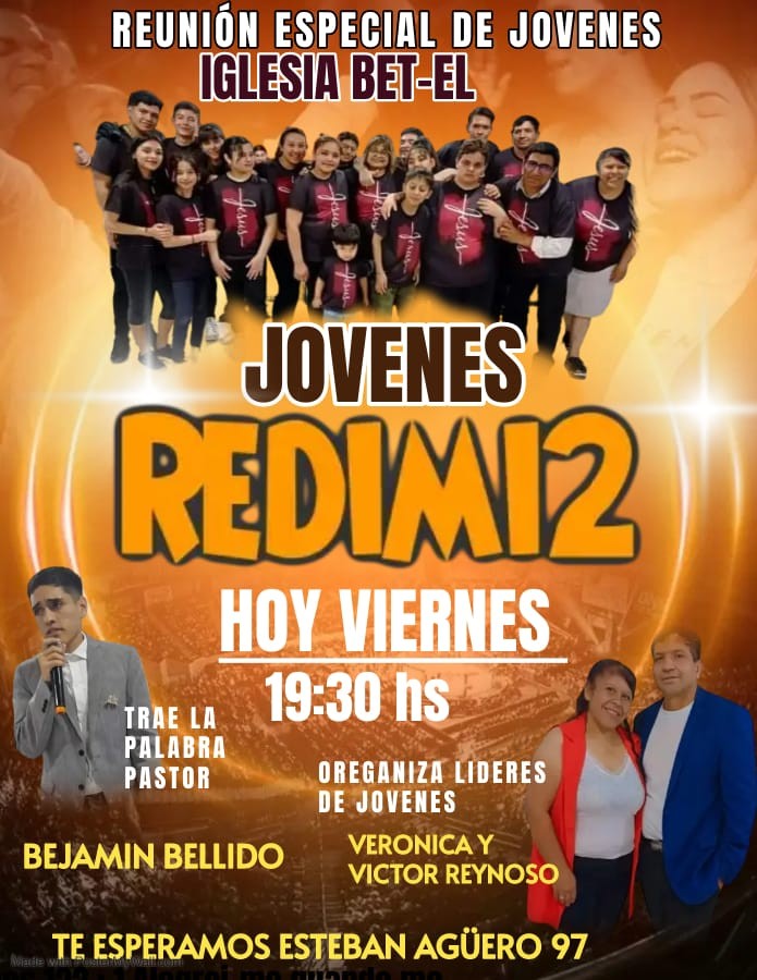 La Iglesia Bet-El y el Departamento de Jóvenes Redimi2 se Preparan para una Reunión Especial con el Pastor Invitado Benjamín Bellido