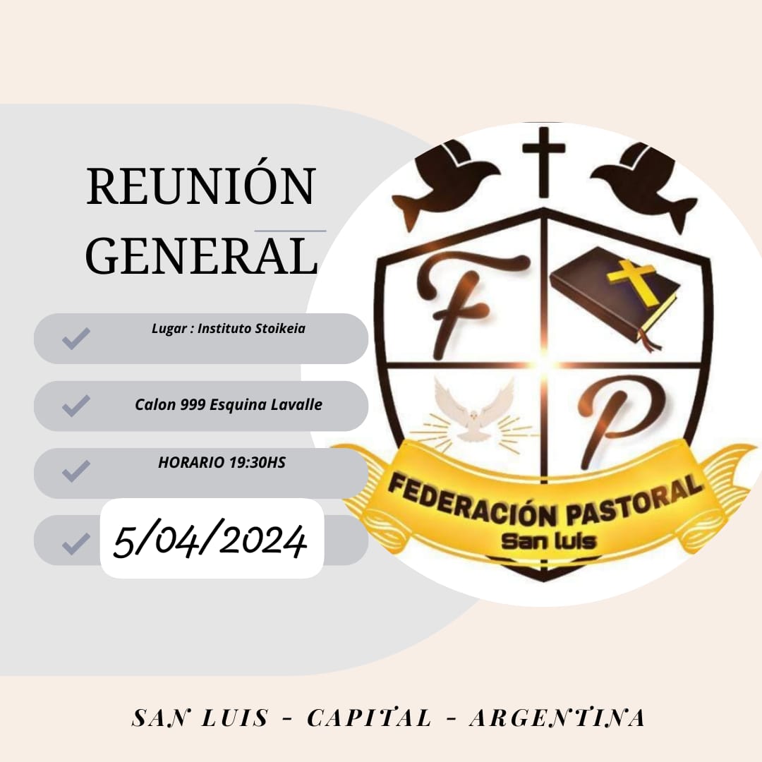 La Federación Pastoral San Luis Anuncia su Reunión Mensual 