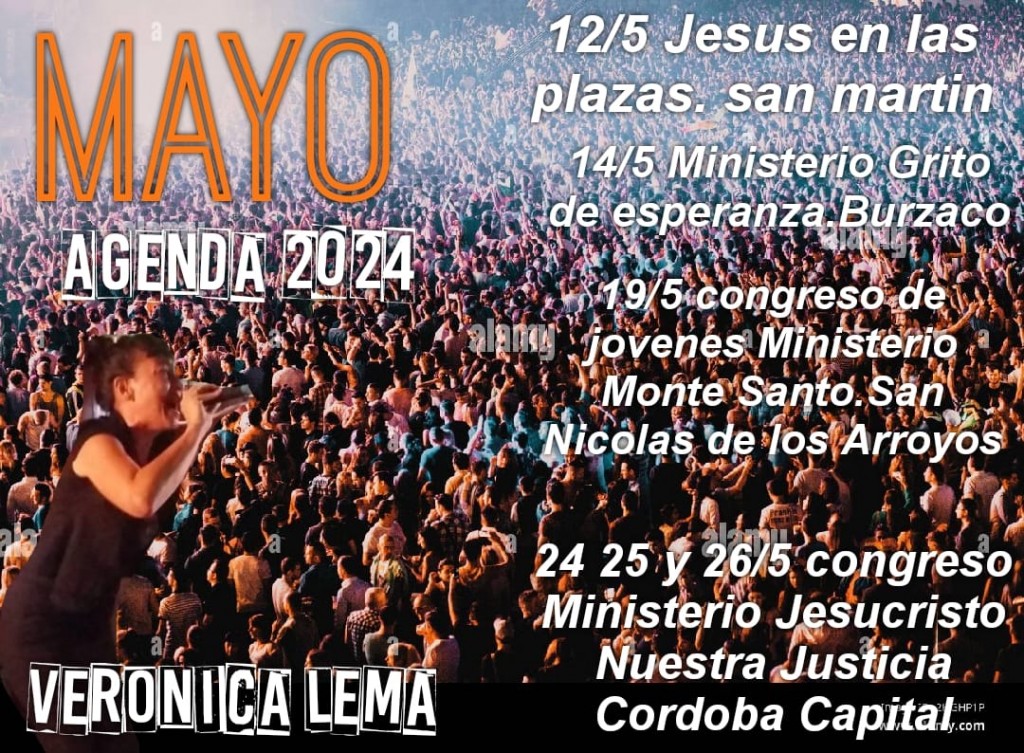 La evangelista Verónica Lema llevará su inspirador testimonio a diversas localidades durante el mes de mayo