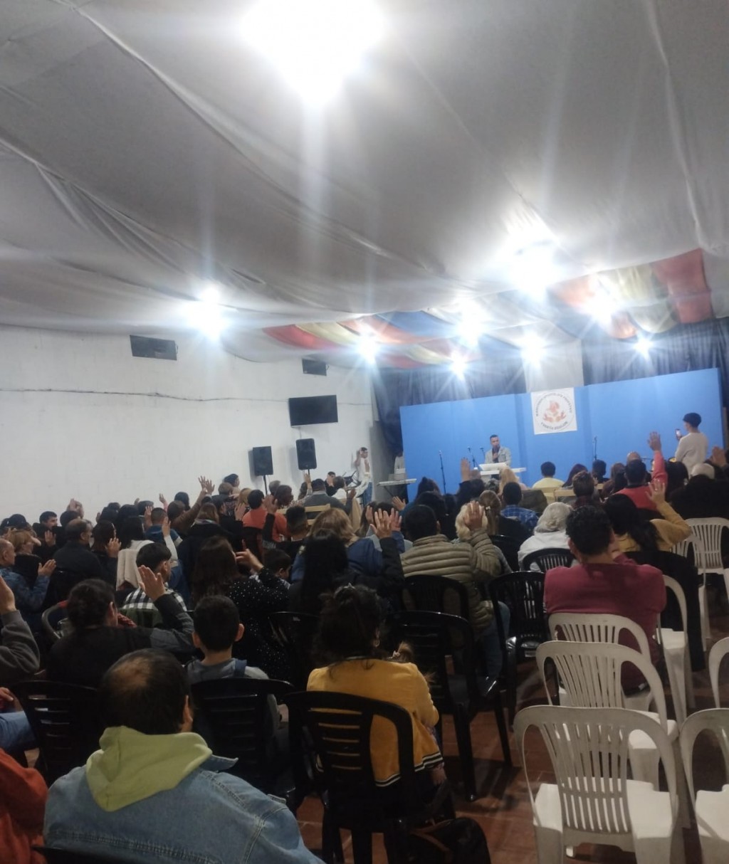 Celebración de la Inauguración del Nuevo Templo del Ministerio Apostólico y Profético Yeshua Shalom en Calle Pringles 771