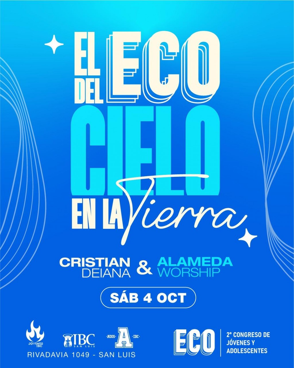 San Luis vibrará con el 2º Congreso de Jóvenes y Adolescentes “El Eco De Cielo En La Tierra”