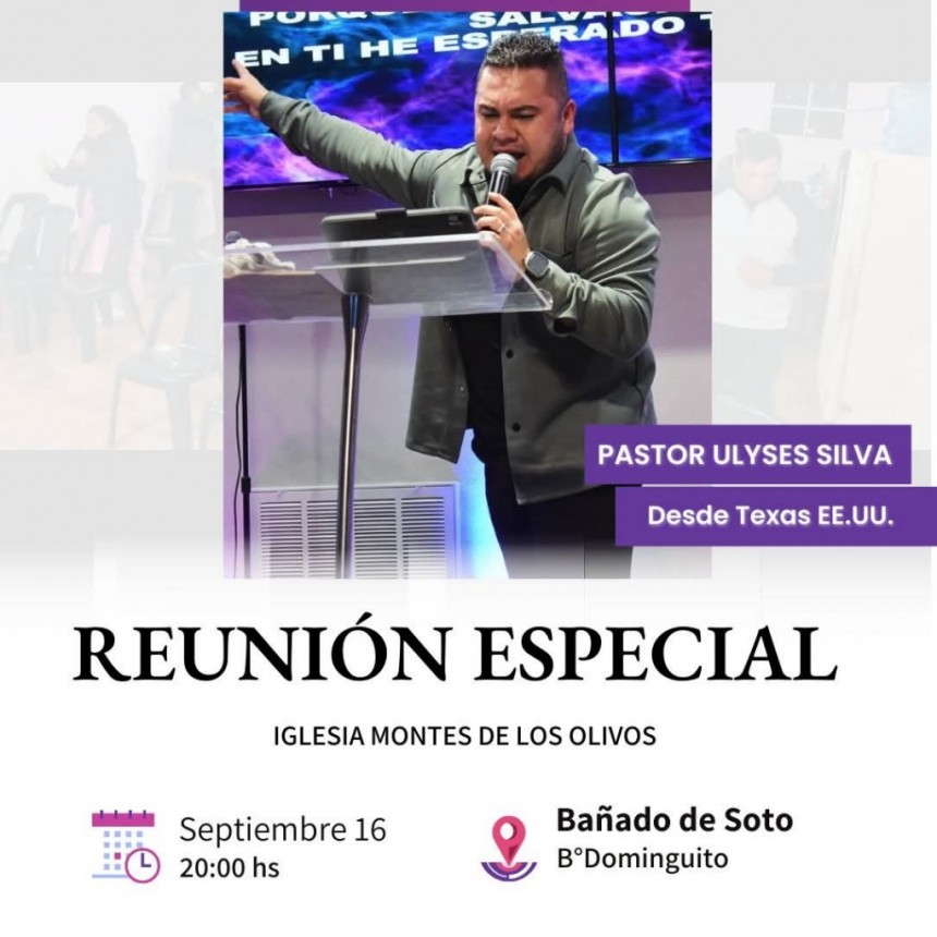 Pastor de Texas visitará Villa de Soto para noche de renovación espiritual