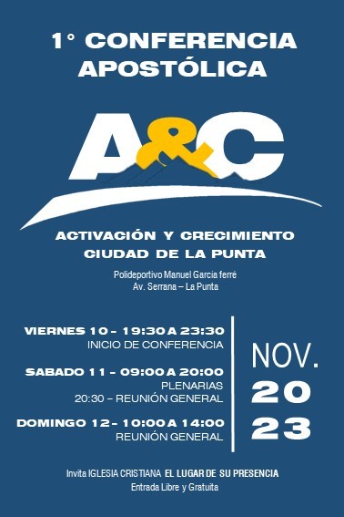 PRIMERA CONFERENCIA APOSTÓLICA 