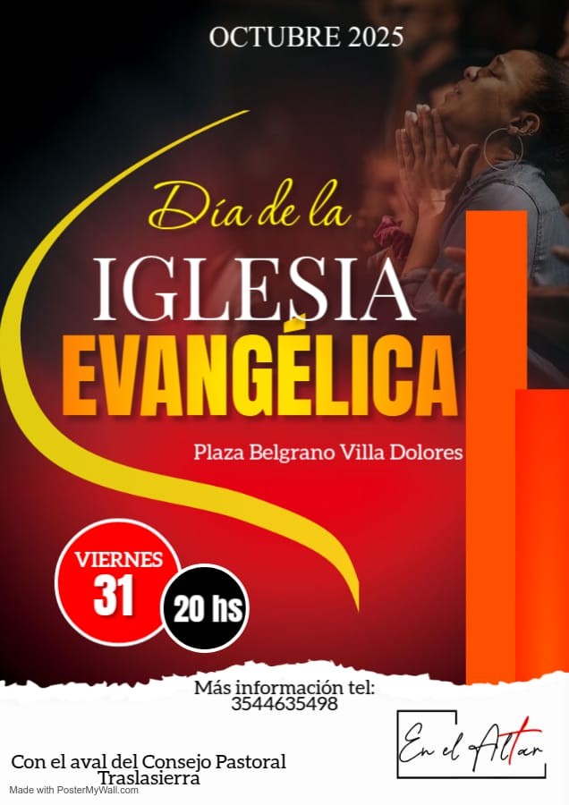 Villa Dolores se prepara para celebrar el Día de las Iglesias Evangélicas con encuentro especial 