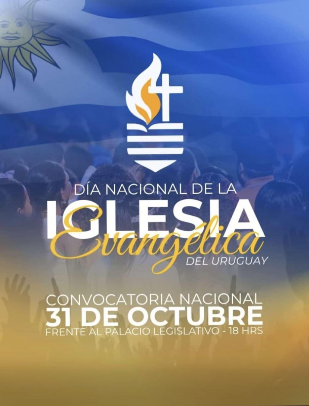 Uruguay conmemora el Día Nacional de las Iglesias Evangélicas con acto central frente al Palacio Legislativo