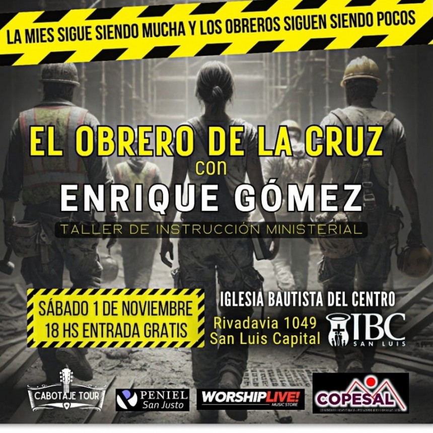 San Luis Capital será sede de un Taller de Instrucción Ministerial con Enrique Gómez y 