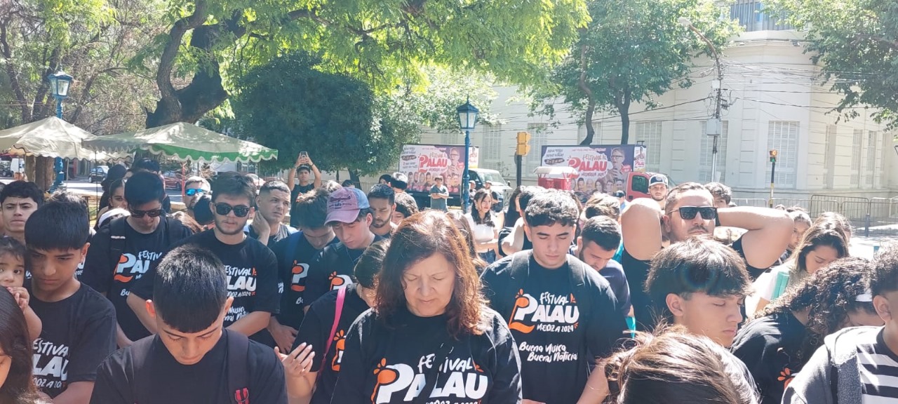 Encuentro juvenil marca el inicio del Festival Palau en Mendoza