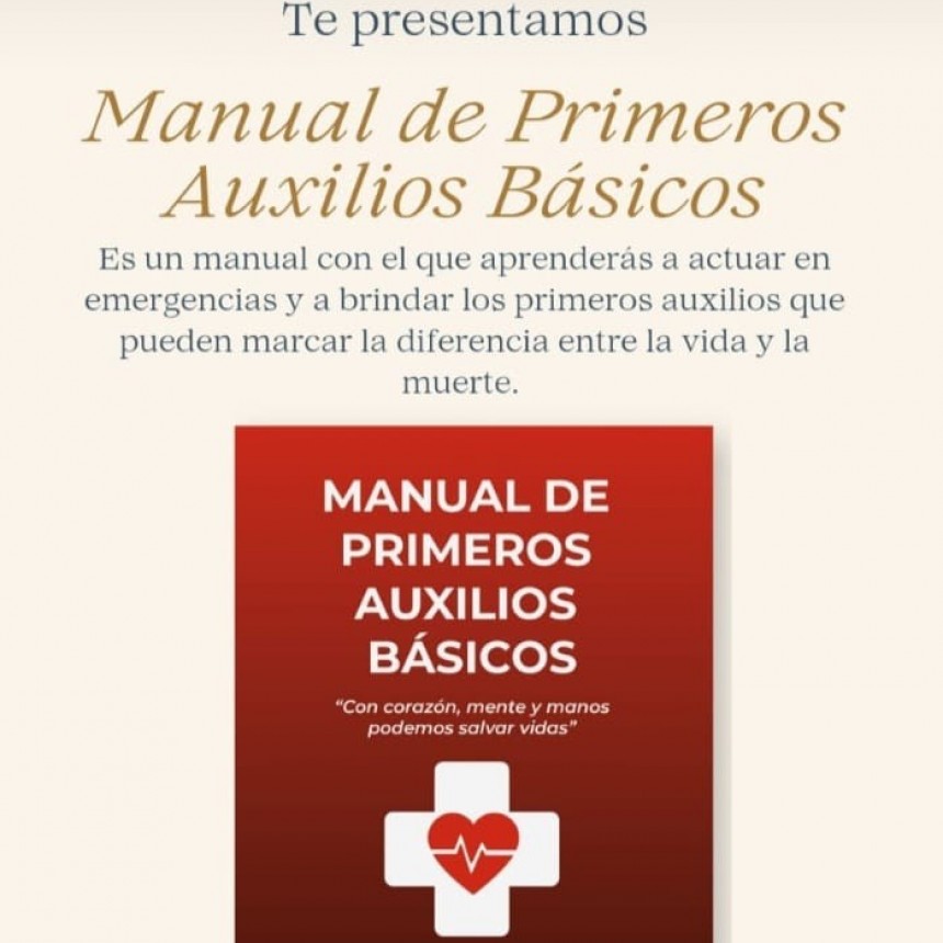Presentarán un manual de primeros auxilios básicos en el Café Literario San Luis Libro