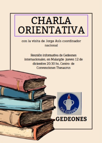 Por primera vez en Malargüe, arriba el Ministerio de Gedeones Internacionales con la visita de Jorge Asís, Coordinador Nacional en Argentina